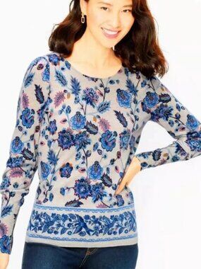 Talbots Pure Merino Wool long sleeve sweater XS luxury soft style warm cozy